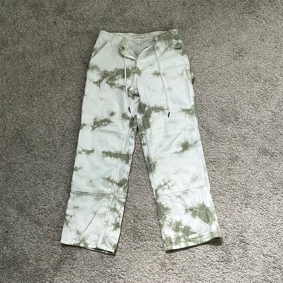 Pants - Lucky Brand sage green tie dye cargo pants